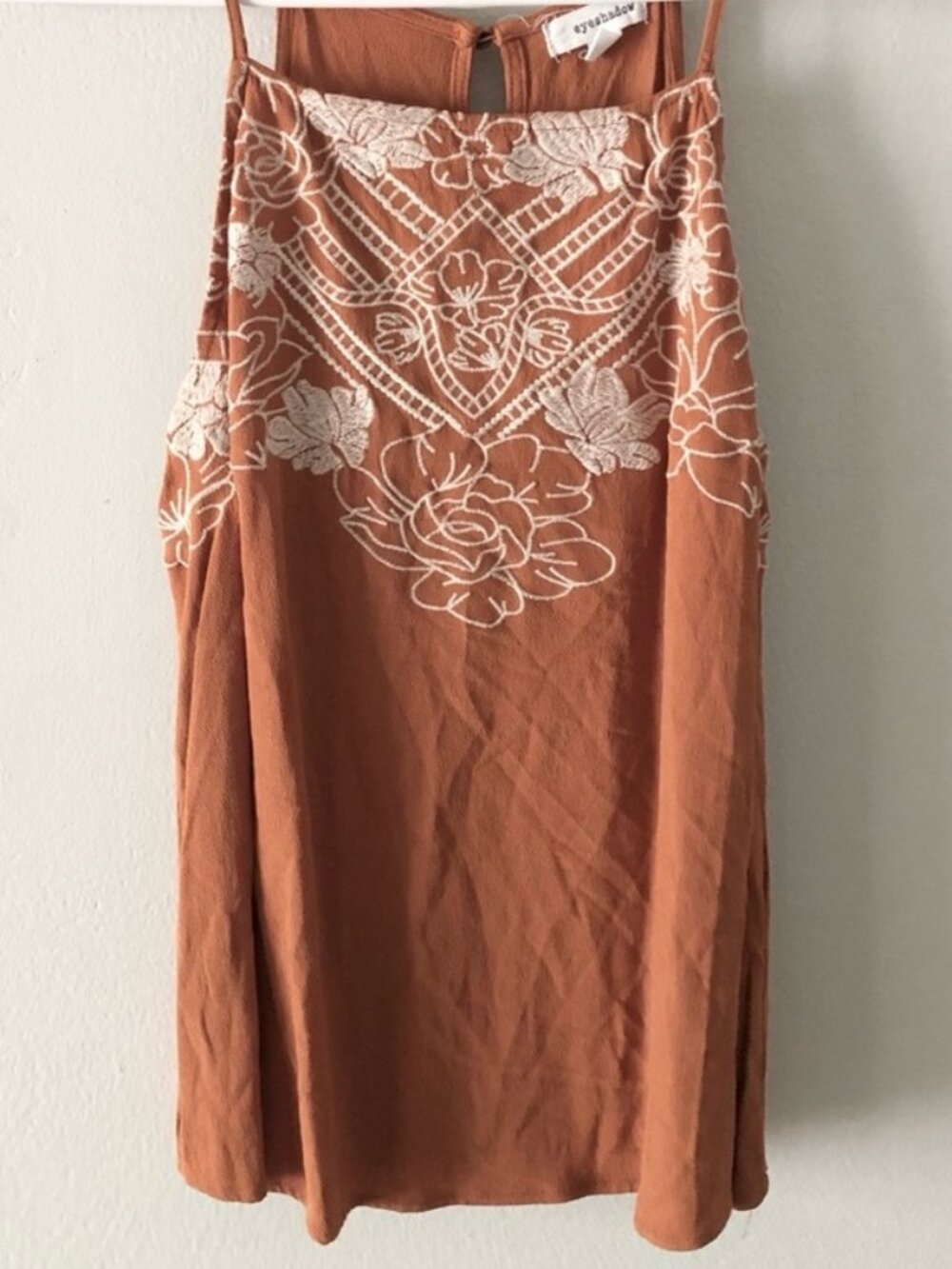 Eyeshadow Embroidered Tank Top